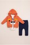 Boys' Lion-Print Bodysuit 3-Piece Baby Set—6/9/12-Month Baby Clothes - 3