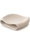 Modern Decorative Bowl 25 cm, Sculptural Wavy Centrepiece for Dining Table, Beige