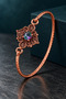 Color-Changing Zultanite Copper Women's Bracelet and Ring Set - 5
