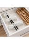 In-Drawer Knife Organiser Set of 3, Knife Holder for Chef, Utility and Paring Knives, 12.2 cm, White - 4