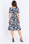 Women's V-Neck Sporty-Chic Short-Sleeve Casual A-Line Bell-Sleeve Viscose Dress - 3