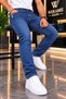 Men's Stretch Fabric Slim Fit Denim Jeans - 4