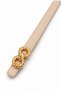 Women's Gold Double-Ring Buckled Slim Belt – Belt for Pants and Dresses with Seam Details - 2