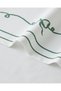 LUXURY Ribbon Joy Table Runner 40x140 cm Green-White – Ribbon-Patterned, Elegant and Modern Luxury Tablecloth - 3