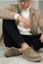 Men's Suede Sneakers, Casual Shoes, Taupe Color, Orthopedic, Non-Slip Sole, Lace-Up, Comfortable, Casual - 2