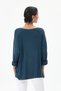 Women's Italian /Written/Oversized Knit Sweater with Leopard Print Necklace and Rhinestones, Sizes 40–46 - 4