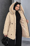 Short Nova Jacket with Waist Tunnel TSD260361 Beige - 5