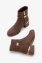 Palou Women's Heeled Boots - Brown Suede - 4