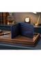 Luxury Genuine Leather Card Holder and Business Card Holder - Ultra-Thin Wallet - 3