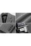 Daniel Albertini Men's Regular Fit 4-Drop Herringbone Winter Blazer Jacket - 7850 - 4