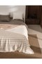 Orvanel Single-Size 100% Cotton Bedspread - Beige - 2