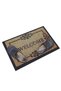 Welcome And Slippers Patterned Double Sided Rubber Door Mat - 3