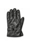 Men's Black Faux Leather Gloves with Fur-Lined Design (Sizes L and XL) - 3