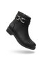 Songül 6326 Black Lightweight, Comfortable Women's Casual Boots with Buckle Detail, Windproof, and Non-Slip Sole - 4