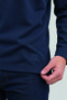 Navy Blue Half Turtleneck Cashmere Men's Sweatshirt |   Mew2211658-1 - 4