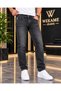 Men's Stretch Fabric Slim Fit Denim Jeans - 4