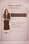 Plus size knit striped button-down suit, burgundy. - 2