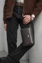 Fraxy Genuine Leather Clutch Bag with Fingerprint Reader - 3