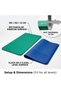 Exercise Mat, 190 x 102 x 1.5 cm, Blue, Large Fitness and Workout Mat for Home Exercise, Stretching, Floor Workouts and General Fitness - 6