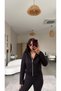 Black Scuba Zipper Jacket - 5
