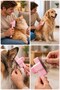 ® Cat and Dog Matting-Removing Comb, Single-Sided Metal Teeth with Ergonomic Strappy Handle for Pet Fur Care - 2