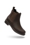 Songül 6321 Coffee-Colored Lightweight, Comfortable, Waterproof, Non-Slip Sole Women's Casual Boots