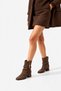 Radana Women's Heeled Boots - Brown Suede - 6