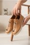 Women's Genuine Leather Sneakers with Elastic Laces and a Comfortable Fit for Everyday Wear - 3