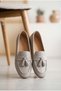 Women's Genuine Leather Tasseled Classic Comfort Loafers - 3