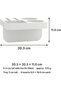 Sofa Tray with 4 Interchangeable Inserts and Cushion Fin, Phone Slot, Divided Tray, 20.3 x 20.3 cm - 3