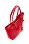 Women's Strappy Faux Leather Hype Clutch Bag, Red - 3