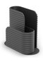 Ribbed Notebook Holder for A5 and A6 Notebooks, Planners, Notepads and Office Desk, Black