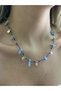 Designer Pebble Detail String Necklace