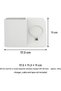Desk Organiser with Sloped Magnetic Wireless Charger Seat, Office Desk Caddy, Charger Not Included - 3