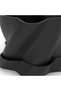 Star Plant Pot with Drip Tray, Twisted Star Shaped Planter with Drainage Holes for Succulents, Black - 2
