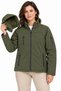 Waterproof Softshell Jacket with Fleece Lining, Detachable Hood, and 4 Pockets - Khaki - 2