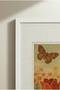 1 NOSTALGIC COUNTRY GARDEN-THEMED VINTAGE PAINTING IN A WHITE WOODEN FRAME - 4