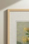 1 VINTAGE PAINTING WITH A "BOTANICAL ELEGANCE" THEME IN A NATURAL WOOD FRAME - 4