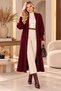 WOMEN'S OVERSIZED LONG CARDIGAN WITH POCKETS AND BUTTONED SLEEVES