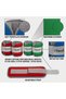 Adjustable Ankle and Wrist Weights, Pair Set with Neoprene Exterior, Terrycloth Interior, Adjustable Strap and Reflective Trim, Red 0.5 kg, Green 0.70 kg, Blue 1.10 kg - 3