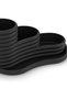 Three Tier Desk Organiser with Matching Tray, Curved Ribbed Pen Holder and Storage for Pens, Pencils - 2