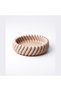 Spiral Ribbed Catchall Bowl, 16 cm Twisted Key Bowl for Entryway, Coins, Desk and Nightstand, White - 7