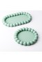 Bubble Tray Set of 2, Round and Oblong Catch-All Trays for Keys, Jewellery and Sunglasses, Sage - 8