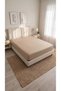 100% Cotton Double-Size Fitted Sheet, 160x200 cm - | Double | Extra-Large King Size - 5