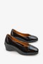 Akres Women's Genuine Leather Comfort Shoes - Black Crocodile - 4