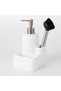 Leonis Brush-Tip Liquid Soap Dispenser, White - 3