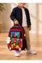 Superbear Teddy Bear Elementary School Backpack with Accessories and Pen Holder - 3