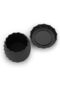 Spiral Plant Pot with Drip Tray, Twisted Spiral Planter with Drainage Holes for Succulents, Black - 4