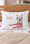 New Year's Alpaca-Blend 3-Piece Wellsoft Kids' Plush Set with Single-Size Quilted Bed Sheet, 160x220 cm - 6