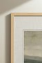 1 VINTAGE PAINTING WITH A "AUTUMN SERENITY" THEME IN A NATURAL WOOD FRAME - 4